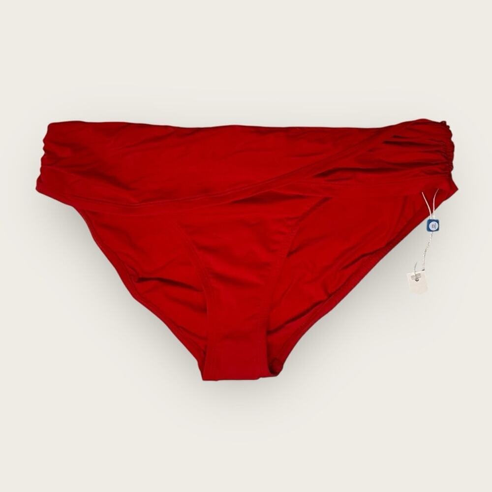 NWT | Bleu Rod Beattie | Bikini Bottoms | Red | Size 12